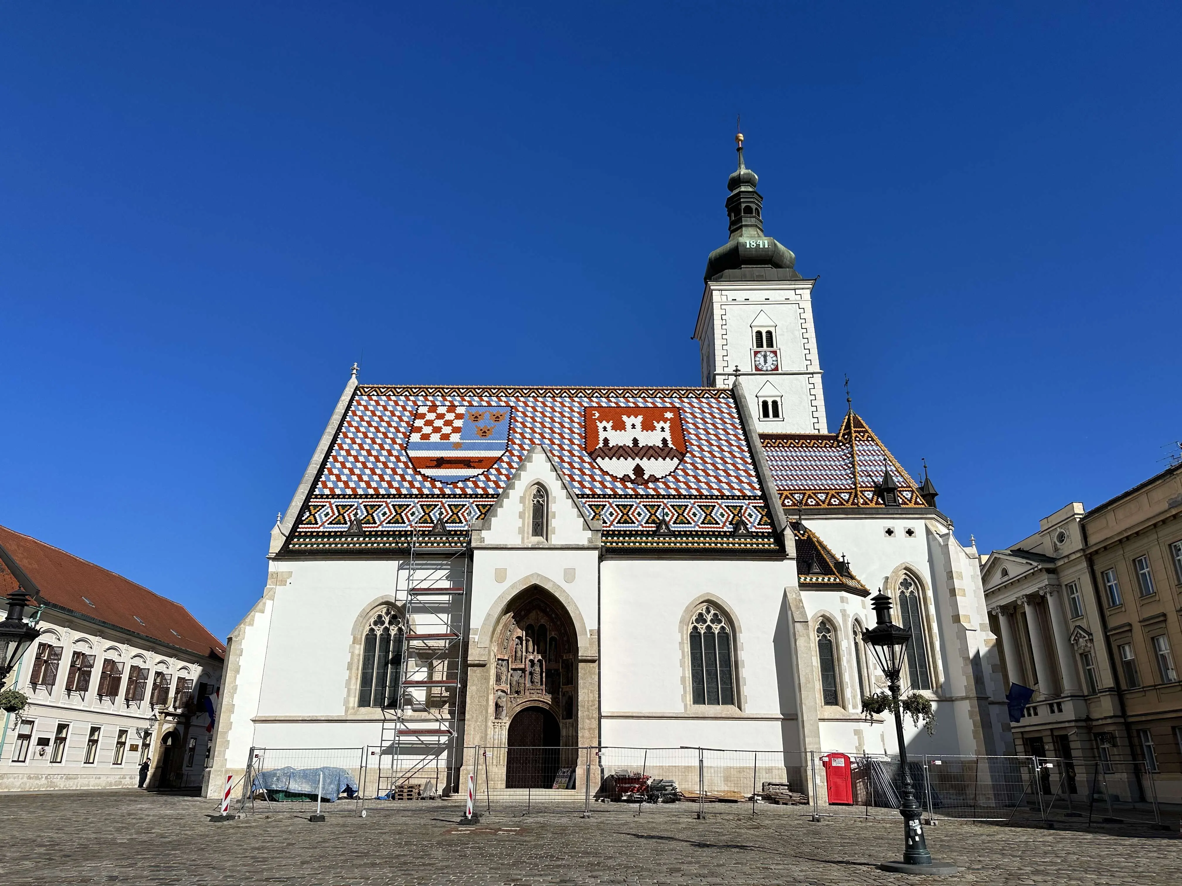 Crkva sv. Marka Kirche in der Zagreber Altstadt