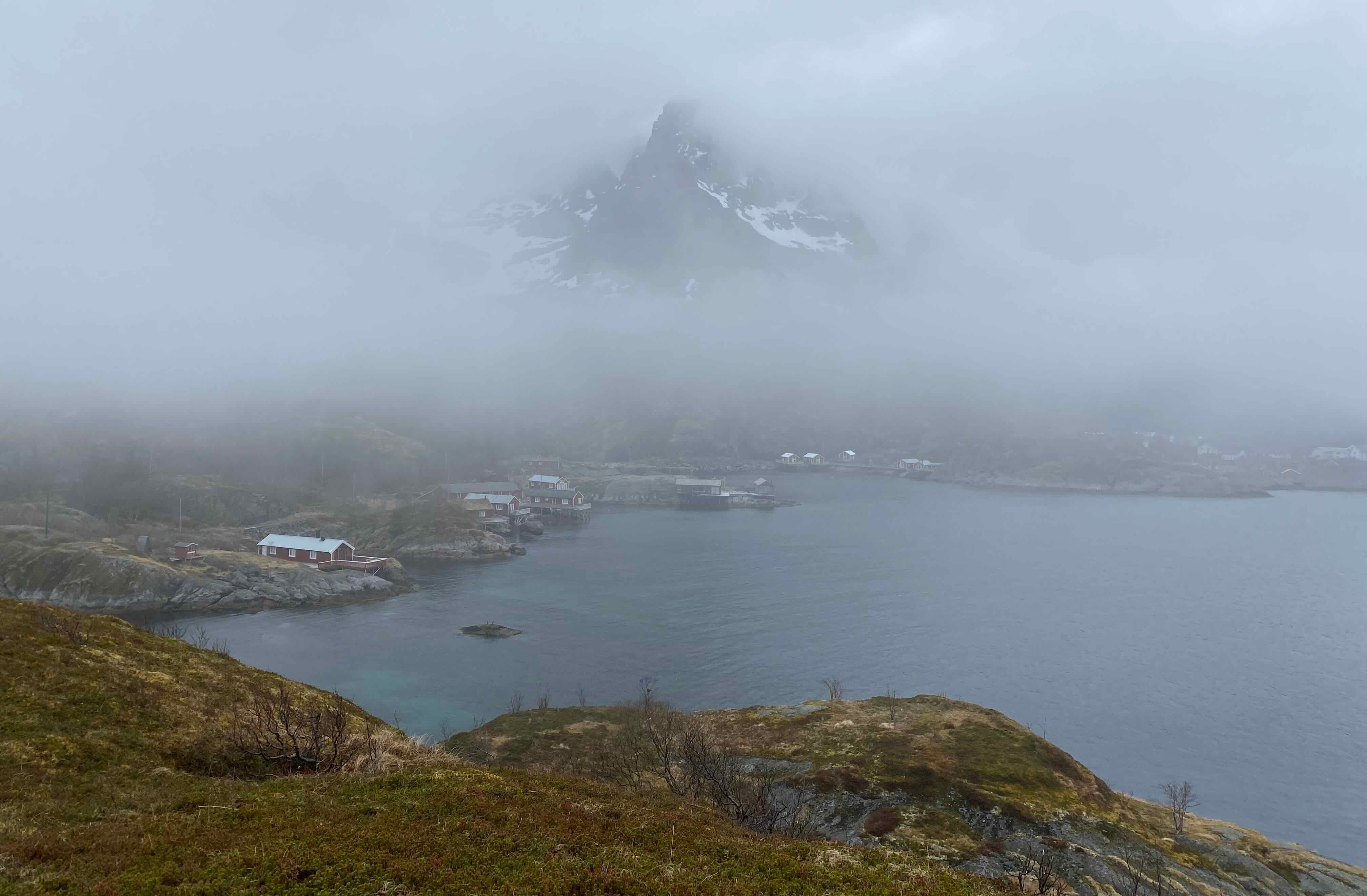 Nebel über Nusfjord