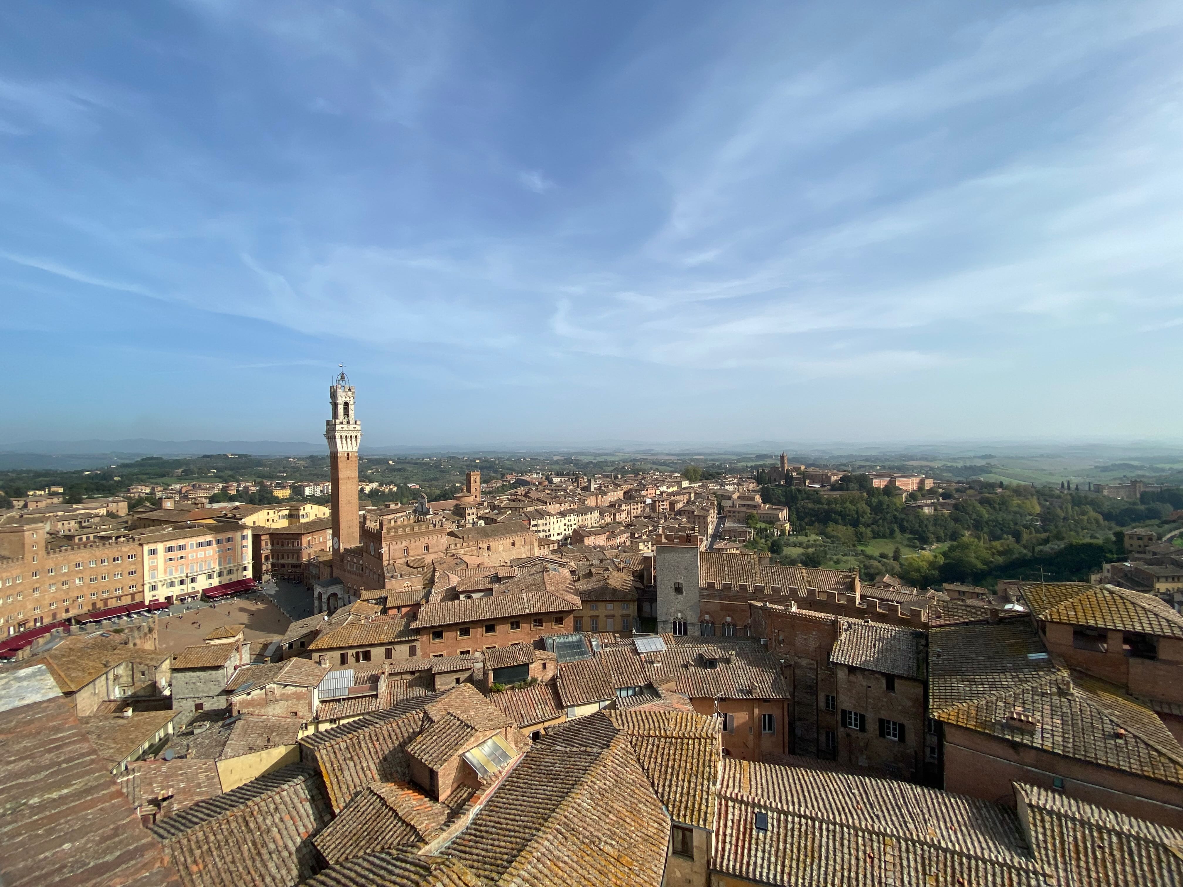 Blick über Siena